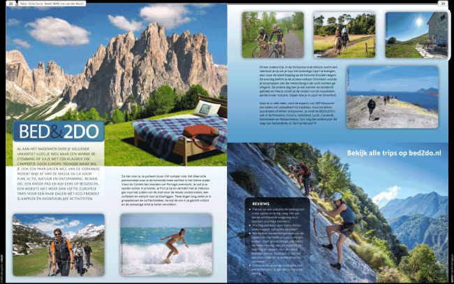 Artikel BED&2DO in het SNP Magazine